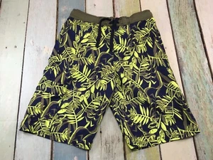 BODY GLOVE BOYS SWIMSUIT TRUNKS SHORTS SIZE XL/18 BLUE GREEN TROPICAL PRINT  - Picture 1 of 5