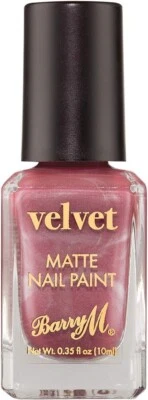 Barry M Velvet Matte Nail Polish Paint in Modern Mauve - 10ml *3 For 2*