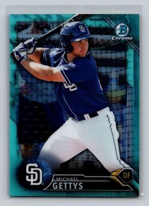 2016 Bowman Draft #BDC-185 Michael Gettys Chrome Sky Blue Refractor - Picture 1 of 2