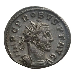 AD 276-282 Roman Empire Probus Ancient Coin Ancients Mars Victory 15K - Picture 1 of 2