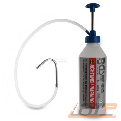 BGS UMFÜLLPUMPE FÜLLPUMPE ÖL BREMSFLÜSSIGKEIT ENTNAHMEPUMPE HANDPUMPE 1 L LITER