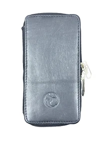 Leather Zipper Case Cover for HP Financial Calculators HP 10BII 12C 17BII+ - Picture 1 of 10