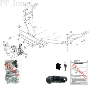 Tow-Trust Towbar for Volvo C70 Convertible 2006-2013 - Detachable Tow Bar - Picture 1 of 4