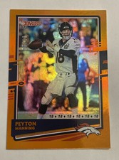 2020 Donruss Peyton Manning Orange Jersey Number SP /18 Broncos #95