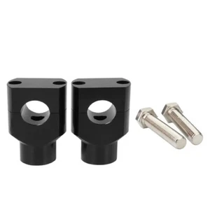 Pair Universial Motorcycle 1'' 25mm Bar Handlebar Mounts Riser Clamp For Harley - Bild 1 von 4