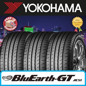 X3 225 40 18 92W XL YOKOHAMA BluEarth-GT AE51 TOP QUALITY TYRES 225/40R18 - Picture 1 of 1