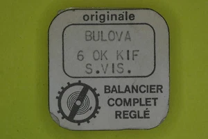 Balance complete BULOVA-WESTFIELD 6OK KIF S.VIS bilanciere completo 721 NOS - Picture 1 of 1