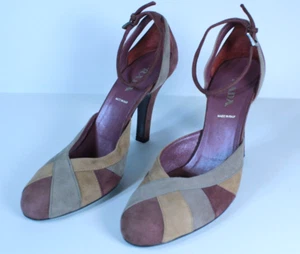 PRADA Vintage Low Cut Pumps w Strap European Size 37. Approx. U.S Size 7-7.5 - Picture 1 of 16