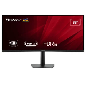 Viewsonic VA3820C 38 inch Curved Ultra Wide QHD+ USB-C Height Adjustable Monitor - Picture 1 of 7
