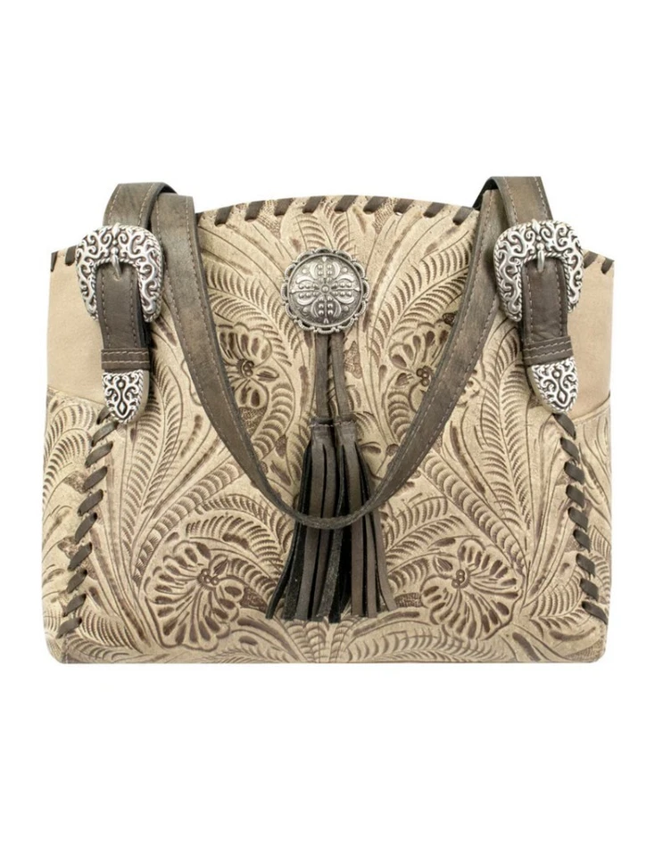 Bolso de mano American West Western para mujer color tostado oculto 7352780C Foto 1 de 1