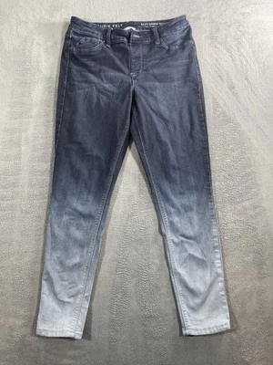 Laurie Felt Jeans Women’s S* Blue Silky Ombre Skinny Vital Stretch Faded Hems - Image 1 of 4