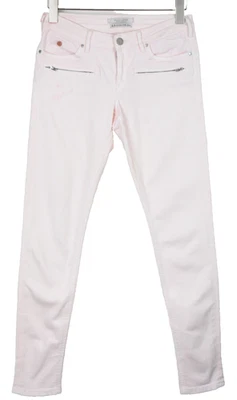 Pantalones de mezclilla ajustados para mujer MAISON SCOTCH La Parisienne W28/L32 elástico rosa detalle de cremallera Foto 1 de 4