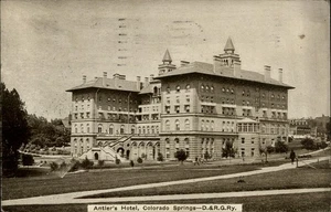 Colorado Springs,CO Antlers Hotel 1913 El Paso County Colorado Postcard - Picture 1 of 2
