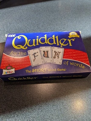 Quiddler Card Word Game, Fun & Educational, COMPLETE, Cards, Instructions, EUC - Image 1 of 4
