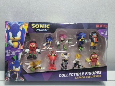 SONIC PRIME HEDGEHOG COLLECTABLE FIGURES 12 PACK DELUXE BOX Netflix  - Image 1 of 4