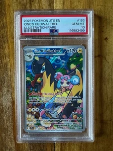 POKEMON TCG - JOURNEY TOGETHER - IONO'S KILOWATTREL 163/159 - PSA 10 - Picture 1 of 2