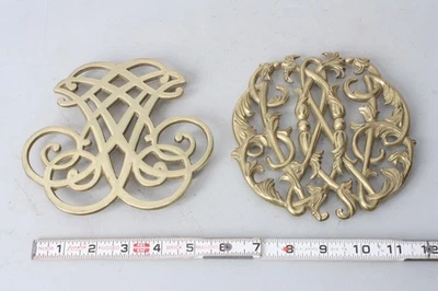 © 1950 © 1951 Virginia Metalcrafters колониальный Уильямсбург латунные триветы (2) - Изображение 1 из 4