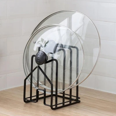  Organisateur Casserolier Cuisine Rangement Support De Couvercle Pot - Photo 1/4