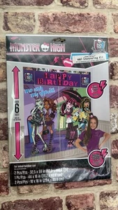 Monster High 5 Piece Wall Birthday Banner 6FT Picture Prop - New - Picture 1 of 6