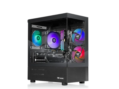 Thermaltake Gaming Desktop PC V17B-B650-96X-LCS AMD Ryzen 5 7600X 32GB DDR5 1TB - Imagem 1 de 4