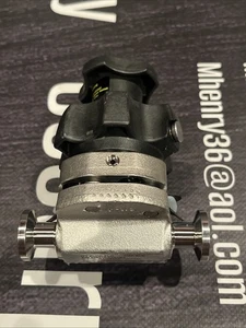 ITT Pure Flo  .5-316L-RA20MAX CWP150 Diaphragm Valve 1/2" Sanitary Fitting NEW - Picture 1 of 5