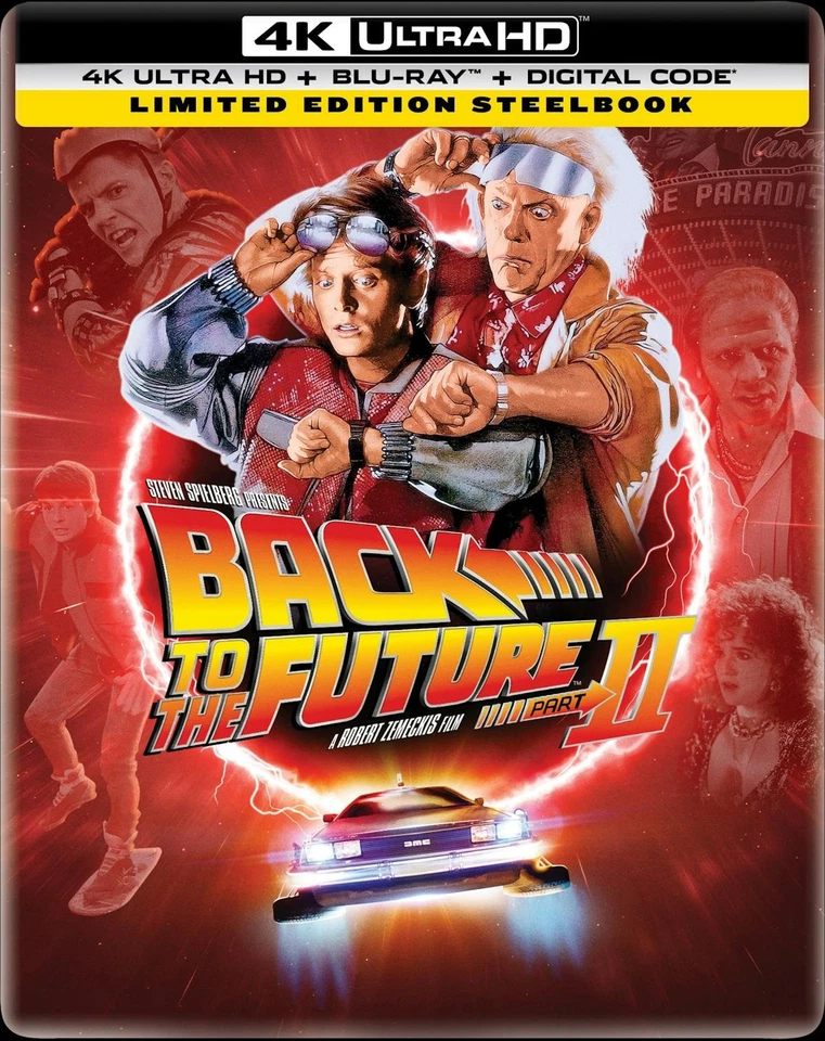 Back to the Future Part II 4K UHD Blu-ray  NEW - Image 1 of 4