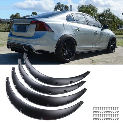 Flexible Car Fender Flare Arch Wheel Wide Body 4pcs For Volvo S60 S40 S80 S90 Foto 1 de 4