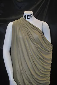 Maglia Tencel Italiana Semisheer Tessuto Maglia Ecologico Splendido Cactus - Foto 1 di 6