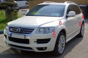 VW TOUAREG mk II 2006 - 2010 R50 look FENDER FLARES / WHEEL ARCH EXTENSIONS  - Picture 1 of 5