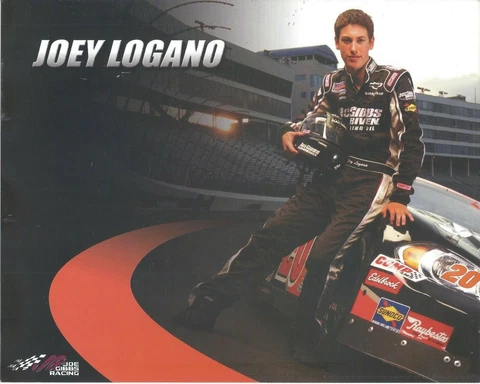 2008 JOEY LOGANO JOE GIBBS RACING #20 NASCAR NATIONWIDE SERIES POSTCARD Cover