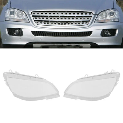 For 2009-2011 Mercedes Benz ML Class W164 Left and Right Headlamp Cover LH & RH Foto 1 de 4