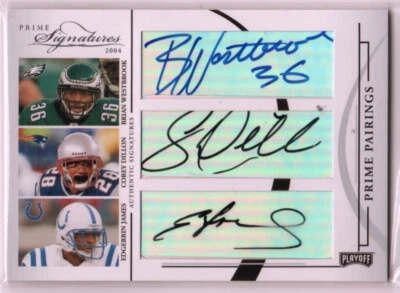 2004 Prime Signatures Pairings Auto #PP22 Dillon Westbrook Henry Jones James /20 - Image 1 of 2