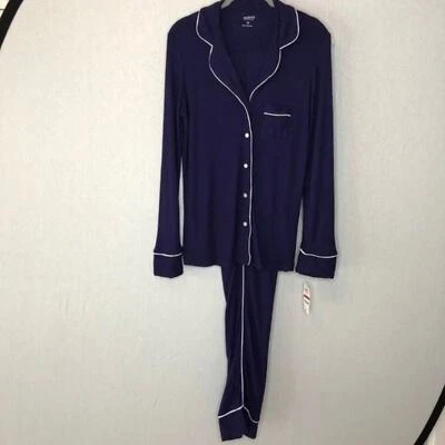 Alfani Women's Ribbed Pajama Set navy XS - Image 1 of 4