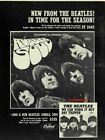 1965 The Beatles "Rubber Soul" Album Release Music Industry Promo Reprint Ad