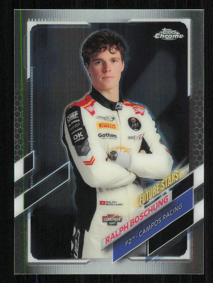 2021 Topps Chrome Formula 1 #64 Ralph Boschung FS - Image 1 of 2