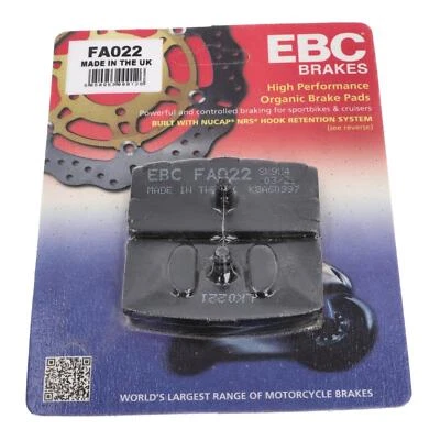 Bremsbeläge vorne für BMW R60 R60/7 R75/6 R80 R90/6 R100 EBC Satz FA022