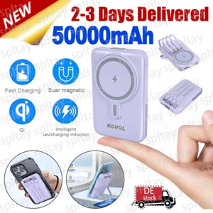 Mag-safe Powerbank magnetisch Battery Pack für Apple iPhone 12 13 14 15 50000mAh - Zdjęcie 1 z 24