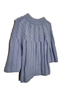 Cotton Cable Knit Turtleneck Sweater Lands End XS/P. NWT - Picture 1 of 6