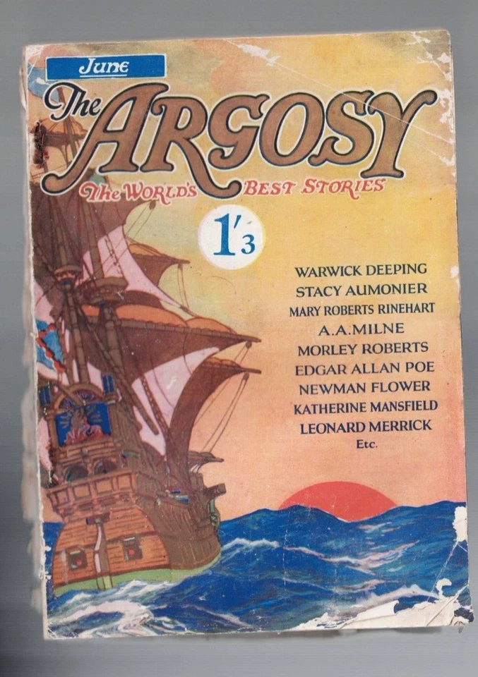 THE ARGOSY , THE WORLD'S BEST STORIES , JUNE 1929 - Image 1 of 1