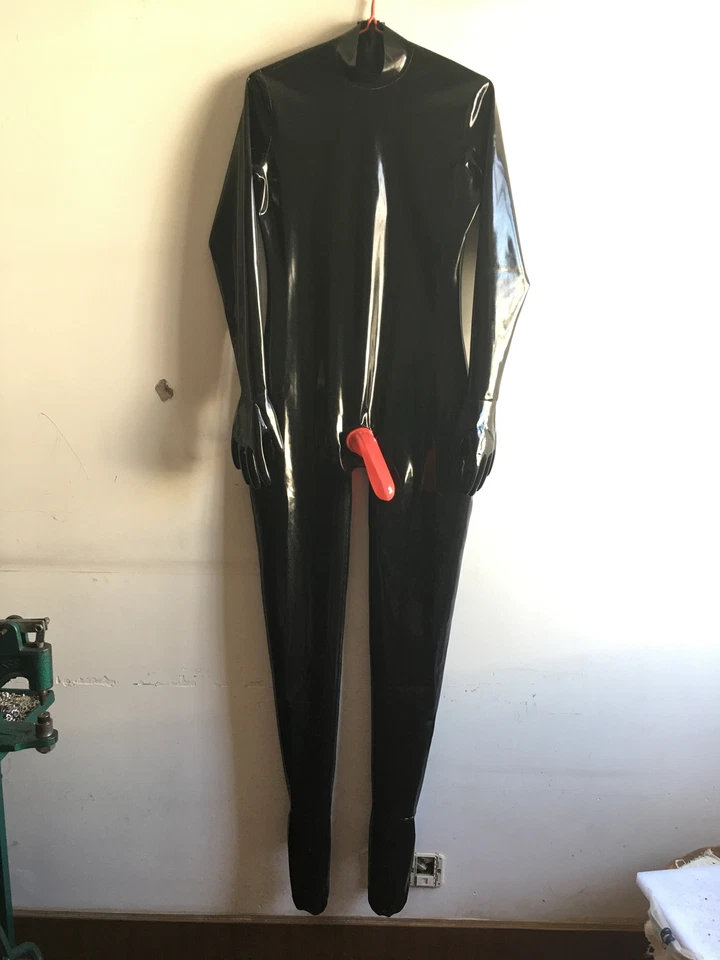 Latex Rubber Gummi Body Ganzzug Strumpfhose Catsuit Halloween Party XS-XXL - Bild 1 von 1