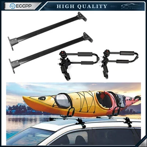 Roof Rack Car Crossbar For 05-12 Nissan Pathfinder + Boat Kayak Rack Carrier - Picture 1 of 10