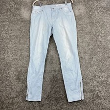Esprit Denim A Stiletto Is A Stiletto Skinny Jeans Women's 28 Pinstripe Mid Rise