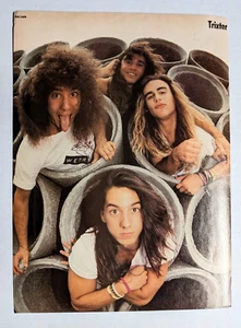 TRIXTER / PJ FARLEY / PETER LORAN / REVISTA DE BANDA RECORTE DE CARTEL DE PÁGINA COMPLETA (3) - Imagen 1 de 2