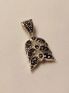 Stunning Marcasite/Silver Pendant - Picture 1 of 4