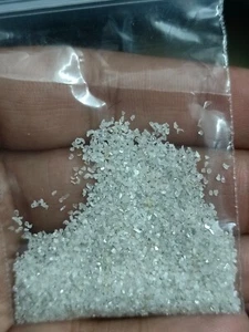300+ Piezas Diamantes Blancos Ásperos Naturales 5.00 Ct - Pequeño Lote Suelto Blanco Transferente - Imagen 1 de 3