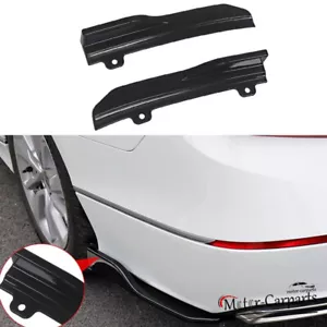 FOR 2018-2022 HONDA ACCORD REAR BUMPER CORNER SIDE SPAT VALANCE APRON SPLITTERS - Picture 1 of 4