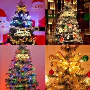 Christmas Decoration LED Ribbon Fairy Lights Christmas Tree Home Ornament String - Picture 1 of 7
