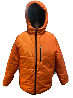 Chaqueta parka acolchada reversible HUF Worldwide taos, mediana, naranja brillante/negro Foto 1 de 4