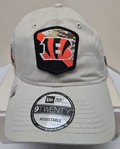 Cincinnati Bengals Salute To Service NEW ERA 9SEVENTY Camo Hat NEW NFL Football - Picture 1 of 14