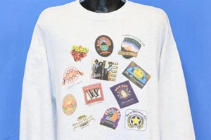 vtg 90s OREGON BREWERS GUILD BEER BREWERIES MT HOOD ROGUE LONG SLV t-shirt 2XL - Picture 1 of 4